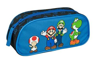 Undercover Etui super mario blauw met rits