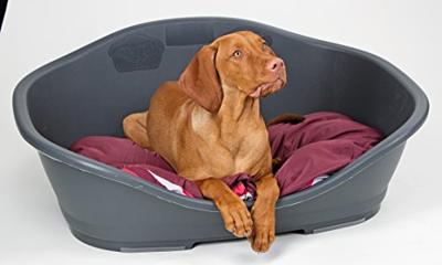 TRIXIE VITAL SOFA BENDSON ORTHOPEDISCH OVAAL DONKERGRIJS / LICHTGRIJS 100X80X25 CM TRIXIE VITAL SOFA BENDSON ORTHOPEDISCH OVAAL DONKERGRIJS / LICHTGRIJS 100X80X25 CM