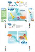 PLAYMOBIL Junior 71689 Waterglijbaan en zeedieren Inclusief personage, dieren en accessoires - Leeftijd 18 maanden - thumbnail