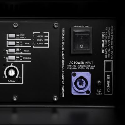 RCF SUB 8006-AS actieve dubbele 18 inch subwoofer 2500W RCF SUB 8006-AS actieve dubbele 18 inch subwoofer 2500W