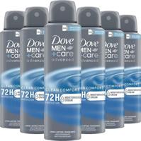 Dove Dove Men + Care Clean Comfort Deodorant Spray Voordeelverpakking - 6x150 ml - thumbnail