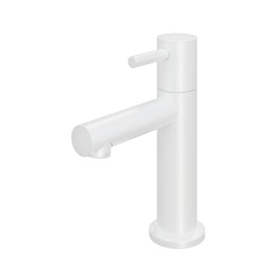 Hotbath Cobber Fonteinkraan - Opbouw - Uitvoering WH - Mat Wit - Messing - 230 mm - Waterbesparend