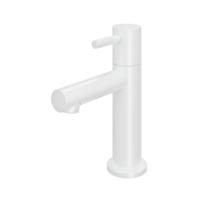 Hotbath Cobber Fonteinkraan - Opbouw - Uitvoering WH - Mat Wit - Messing - 230 mm - Waterbesparend - thumbnail