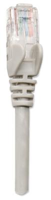 Intellinet 340427 RJ45 Netwerkkabel, patchkabel CAT 6 U/UTP 0.50 m Grijs 1 stuk(s)