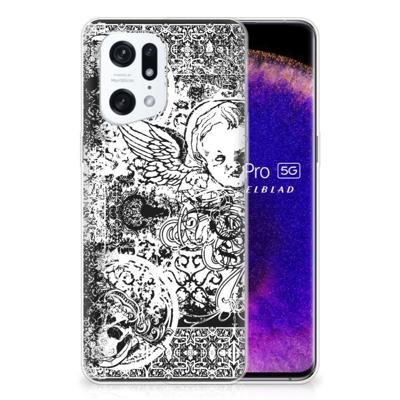 Silicone Back Case OPPO Find X5 Pro Skulls Angel Silicone Back Case OPPO Find X5 Pro Skulls Angel