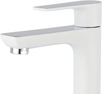 Saqu Design Collection 300 fonteinkraan wit/chroom - thumbnail