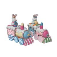 Paashaas in trein assorti Anna's Collection - Annas collection - thumbnail