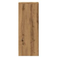 VidaXL Schoenenkast 32x35x92 cm bewerkt hout artisanaal eikenkleur - thumbnail