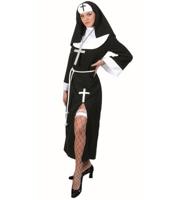 Nonnen kostuum Frederica 3-delig - thumbnail