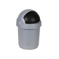 Curver Roll Bullet Bins Roll Bullet Bin 10L Rond Antraciet, Grijs Kunststof - thumbnail