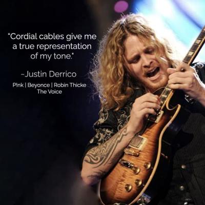 Cordial 11228 Audio Aansluitkabel [1x Jackplug male 6,3 mm (mono) - 1x Jackplug male 6,3 mm (mono)] 6 m