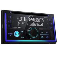 Jvc Kw-Db93Bt Dubbel-Din Cd-Receiver Met Digitale Radio (Dab+), Bluetooth Handsfree Functie En Audiostreaming, Zwart - thumbnail