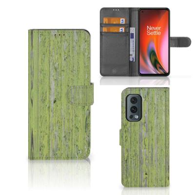 OnePlus Nord 2 5G | Book Style Case | Green Wood OnePlus Nord 2 5G | Book Style Case | Green Wood