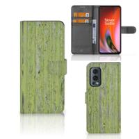 OnePlus Nord 2 5G | Book Style Case | Green Wood - thumbnail