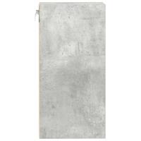 Hangkast 40x29,5x60 cm bewerkt hout betongrijs - thumbnail