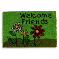 Deurmat Welcome Friends Ruco Print Hamat - Hamat - thumbnail