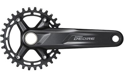 Crankstel 10/11-speed Shimano Deore FC-M5100-1 - 32 tands - 175 mm - zwart