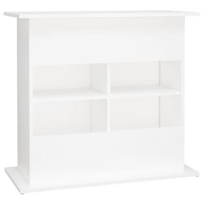 Aquariumstandaard 81x36x73 cm bewerkt hout wit - thumbnail