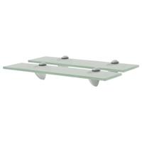 VidaXL Schappen zwevend 2 st 40x20 cm 8 mm glas - thumbnail
