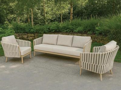 Eva loungeset 3-zit lounge bank + 2x lounge stoel Eva loungeset 3-zit lounge bank + 2x lounge stoel