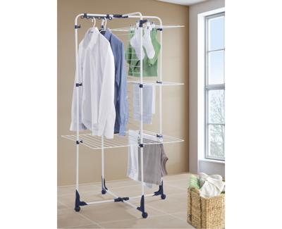 Leifheit 81455 Classic Tower 340 Droogtoren 146x69x73 cm Blauw/Wit