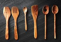 Metaltex Olijven Houten Lepel 30 cm - thumbnail