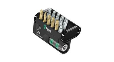 Wera Bit-Check 12 Wood 1 SB 05136390001 Bitset 1/4 (6.3 mm) Incl. bithouder