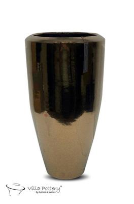 Pot Earthquake 27x50cm goud