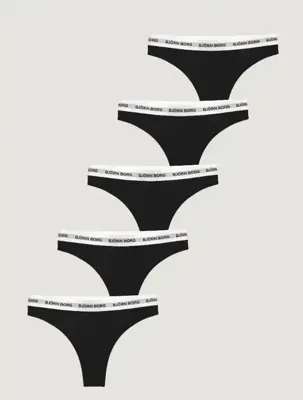 5-pack dames strings - Classic - Katoenen vrouwen strings