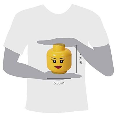 Room Copenhagen LEGO Storage Head "Girl", Klein Geel opbergdoos Room Copenhagen LEGO Storage Head "Girl", Klein Geel opbergdoos