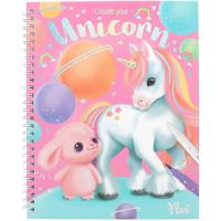 Kleurboek Eenhoorn met 7 Viltstiften - thumbnail