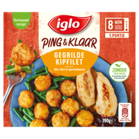 Iglo Ping & Klaar Gegrilde Kipfilet met rosti & sperziebonen 390 g bij Jumbo - thumbnail