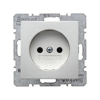 Berker S1 wandcontactdoos zonder randaarde 1-voudig polarwit glanzend - thumbnail