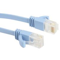 CAT6 Ultra-dunne platte Ethernet Network LAN kabel lengte: 5 m (Baby blauw) - thumbnail