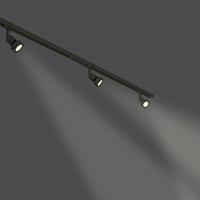 SLV 1-Fase Rail Set zwart - 143190 - thumbnail