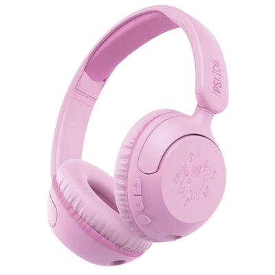 DCU TECNOLOGIC PlaySafe Kids Kinderhoofdtelefoon, 3-in-1 Bluetooth/USB-C/3,5 mm jackplug, volumebegrenzing 85 dB, 45 uur batterij, roze