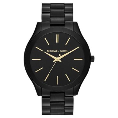 Michael Kors MK3221 Dames Klassiek zwartkleurig roestvrijstalen armbandhorloge