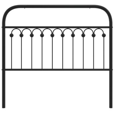 Hoofdbord 107 cm metaal zwart Hoofdbord 107 cm metaal zwart