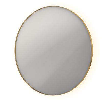 Spiegel INK SP17 Rond Colour Changing LED Rondom 120 x 4 x 120 cm Dimbaar In Aluminium Kader Mat Goud Spiegel INK SP17 Rond Colour Changing LED Rondom 120 x 4 x 120 cm Dimbaar In Aluminium Kader Mat Goud