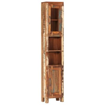 4-delige Badkamermeubelset massief hergebruikt hout