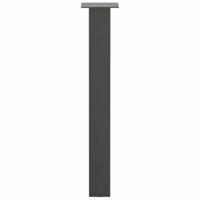Console tafelpoten 4 st 72 cm staal antraciet - thumbnail