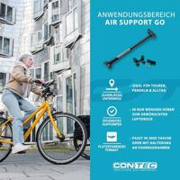 CONTEC minipomp "air support go" ct mini pumps air support go black/green - thumbnail