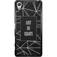 Sony Xperia X hoesje - Just do squats - thumbnail