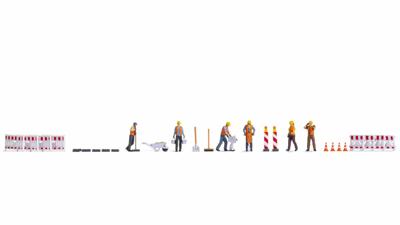 NOCH 16262 H0 Themaset wegwerkzaamheden figuren Kant-en-klaar model NOCH 16262 H0 Themaset wegwerkzaamheden figuren Kant-en-klaar model