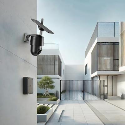 WOOX r4250 smart 4g outdoor ptz camera with solar panel kit, 2mp, 1920x1080p, 4g lte-fdd, black