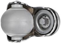 BS Rollen Kogelzwenkwieltje | wiel-d. 40 mm draagvermogen 30 kg | M10 | rubber grijs | 1 stuk - F50.040 F50.040 - thumbnail