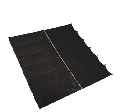 Nesling Coolfit harmonica schaduwdoek zwart 2.9 x 5 meter