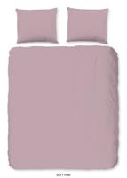 Good Morning Dekbedovertrek "uni dessin" - Roze - (240x200/220 cm) - Katoen - thumbnail