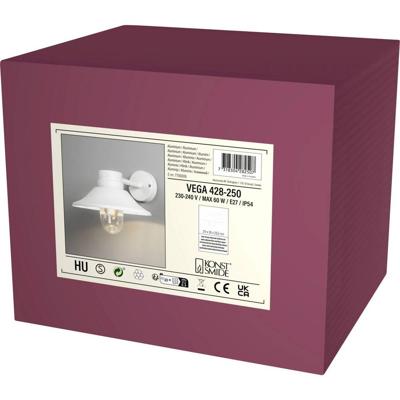 KonstSmide Landelijke wandlampVega wit - 428-250