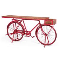 Wandtafel Home ESPRIT Bruin Zwart 195 x 40 x 91 cm - thumbnail